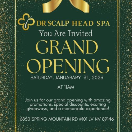 Dr Scalp Head Spa Grand Opening